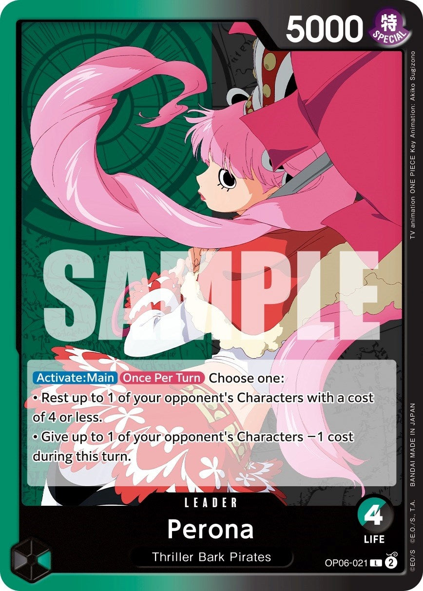 Image for Perona (021) (OP06-021) (Wings of the Captain) (OP06) - One Piece Card Game