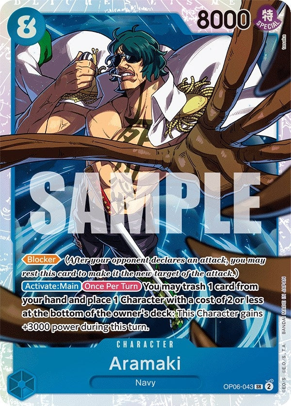 Image for Aramaki (OP06-043) (Wings of the Captain) (OP06) - One Piece Card Game