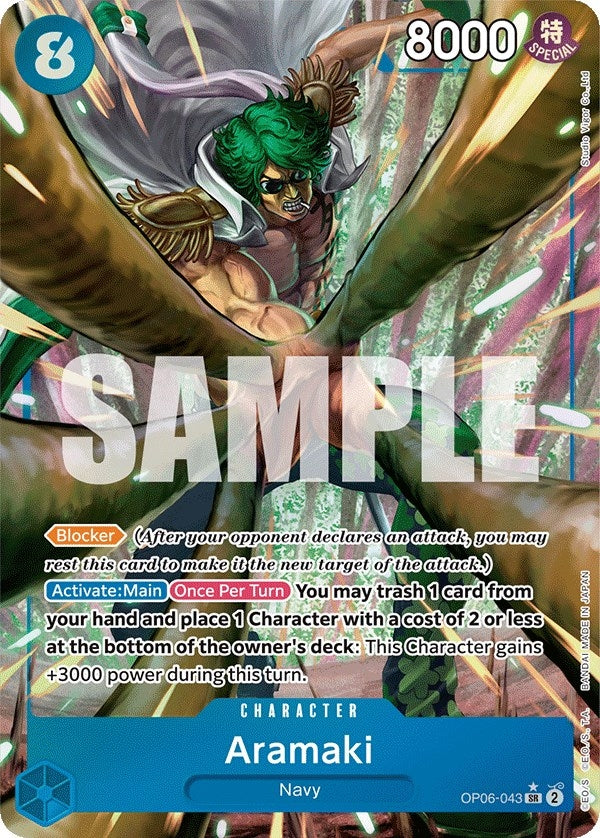Image for Aramaki (Alternate Art) (OP06-043) (Wings of the Captain) (OP06) - One Piece Card Game