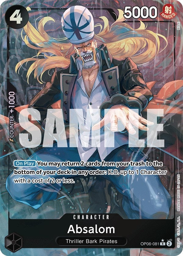 Image for Absalom (Alternate Art) (OP06-081) (Wings of the Captain) (OP06) - One Piece Card Game