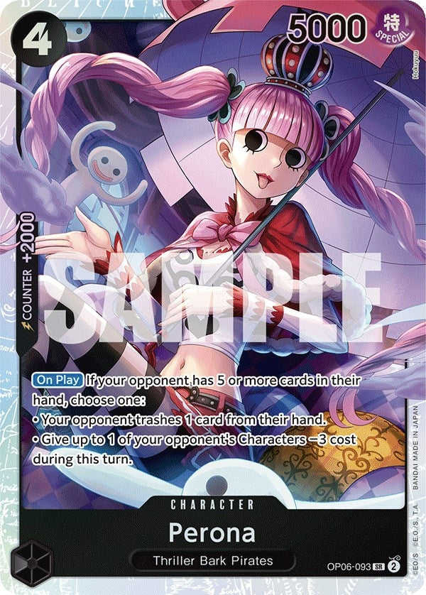 Image for Perona (093) (OP06-093) (Wings of the Captain) (OP06) - One Piece Card Game