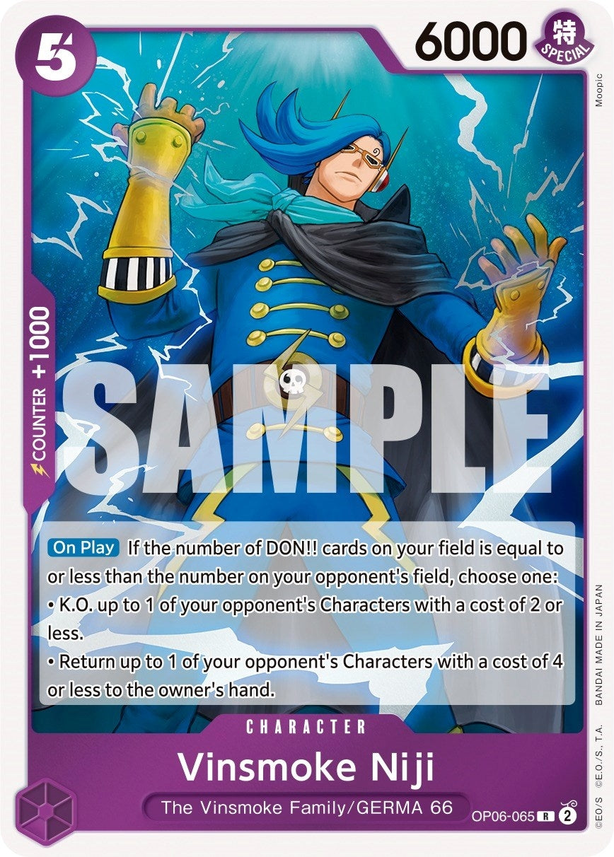 Image for Vinsmoke Niji (065) (OP06-065) (Wings of the Captain) (OP06) - One Piece Card Game