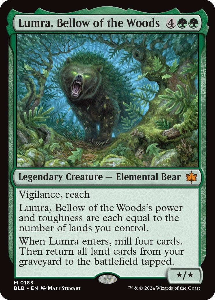 Lumra, Bellow of the Woods (183) (Bloomburrow) - PokeBox USA