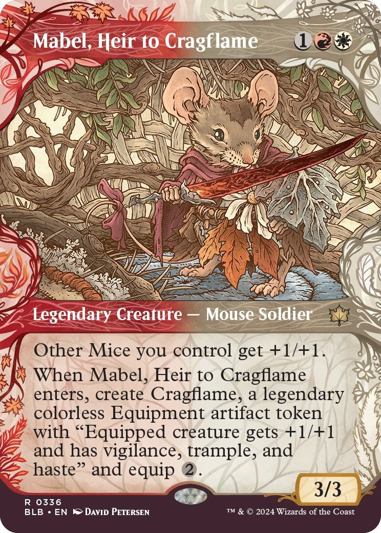 Mabel, Heir to Cragflame (Showcase) (336) (Bloomburrow)