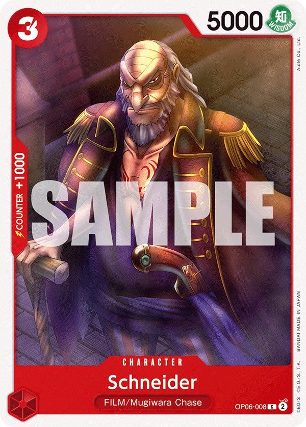 Image for Schneider (OP06-008) (Wings of the Captain) (OP06) - One Piece Card Game