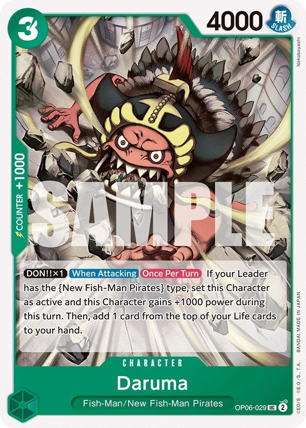 Image for Daruma (OP06-029) (Wings of the Captain) (OP06) - One Piece Card Game