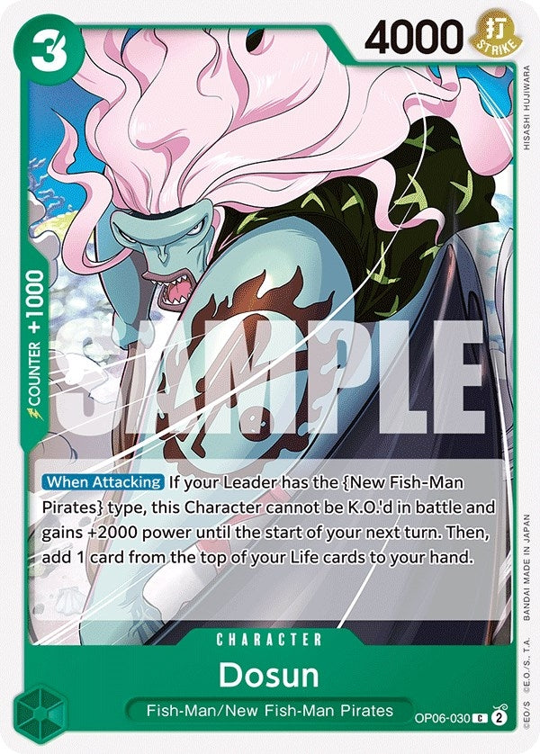 Image for Dosun (OP06-030) (Wings of the Captain) (OP06) - One Piece Card Game