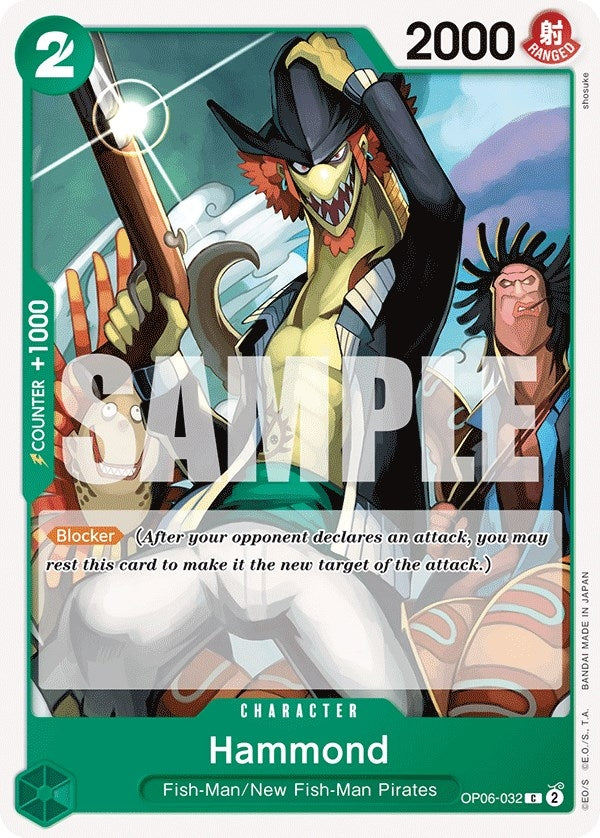 Image for Hammond (OP06-032) (Wings of the Captain) (OP06) - One Piece Card Game