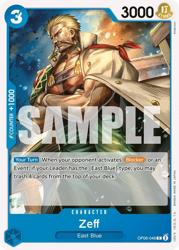 Image for Zeff (OP06-048) (Wings of the Captain) (OP06) - One Piece Card Game