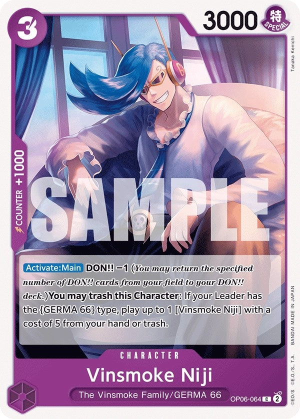 Image for Vinsmoke Niji (064) (OP06-064) (Wings of the Captain) (OP06) - One Piece Card Game