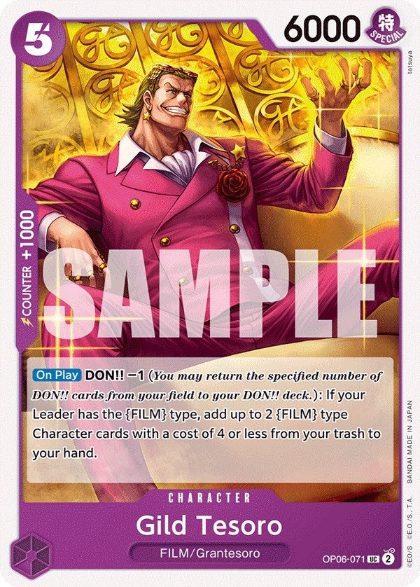 Image for Gild Tesoro (OP06-071) (Wings of the Captain) (OP06) - One Piece Card Game