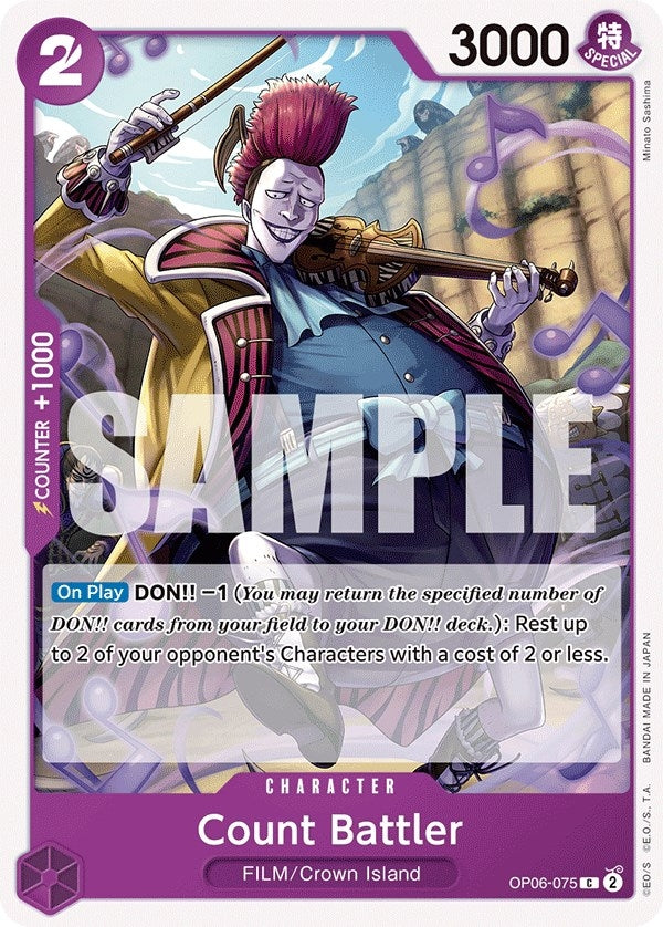 Image for Count Battler (OP06-075) (Wings of the Captain) (OP06) - One Piece Card Game