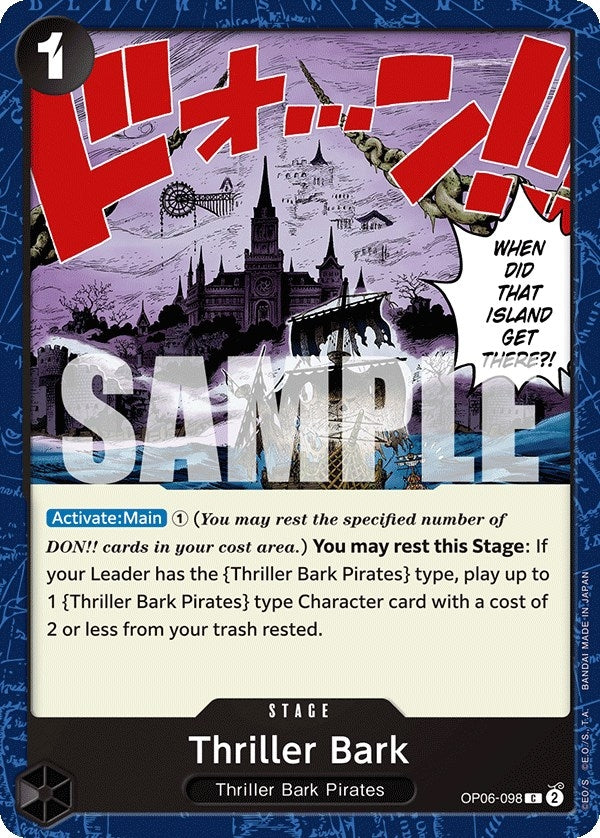Image for Thriller Bark (OP06-098) (Wings of the Captain) (OP06) - One Piece Card Game