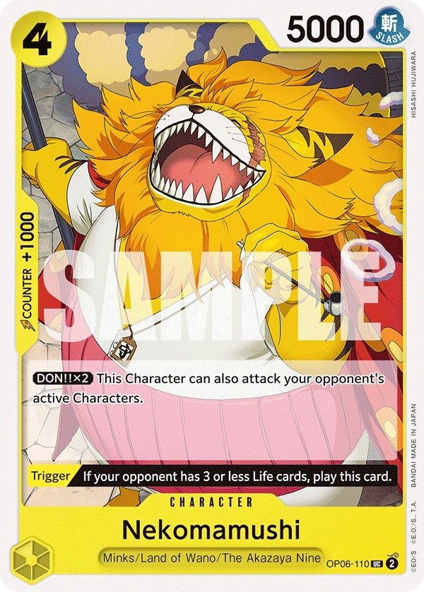 Image for Nekomamushi (OP06-110) (Wings of the Captain) (OP06) - One Piece Card Game