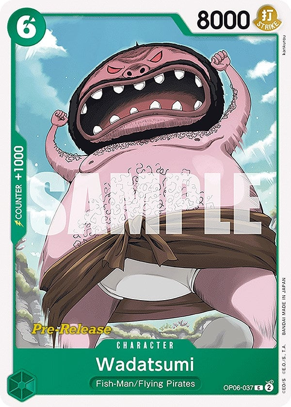 Image for Wadatsumi (OP06-037) (Wings of the Captain Pre-Release Cards) (OP06 PRE) - One Piece Card Game