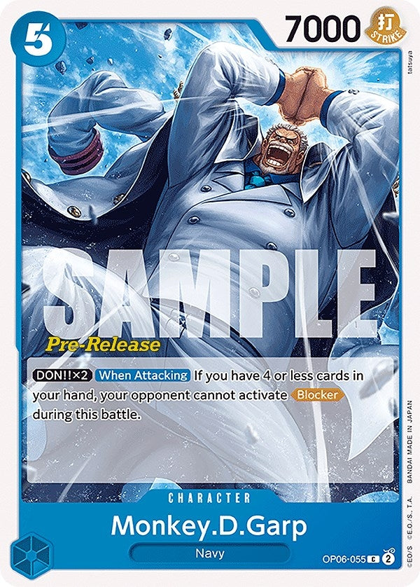 Image for Monkey.D.Garp (OP06-055) (Wings of the Captain Pre-Release Cards) (OP06 PRE) - One Piece Card Game