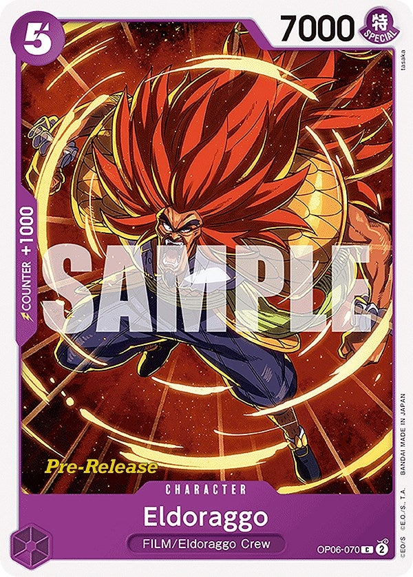 Image for Eldoraggo (OP06-070) (Wings of the Captain Pre-Release Cards) (OP06 PRE) - One Piece Card Game