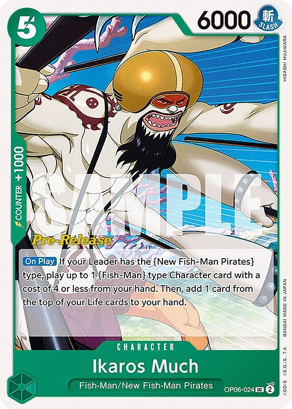 Image for Ikaros Much (OP06-024) (Wings of the Captain Pre-Release Cards) (OP06 PRE) - One Piece Card Game