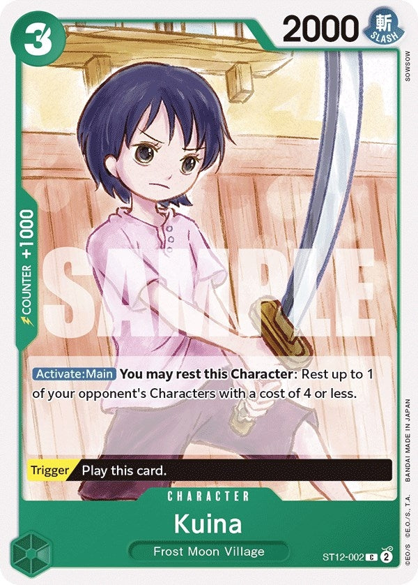Image for Kuina (ST12-002) (Starter Deck 12: Zoro and Sanji) (ST-12) - One Piece Card Game