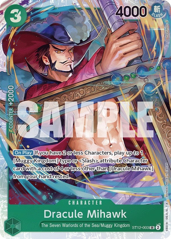Image for Dracule Mihawk (ST12-003) (Starter Deck 12: Zoro and Sanji) (ST-12) - One Piece Card Game