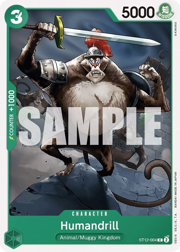Image for Humandrill (ST12-004) (Starter Deck 12: Zoro and Sanji) (ST-12) - One Piece Card Game
