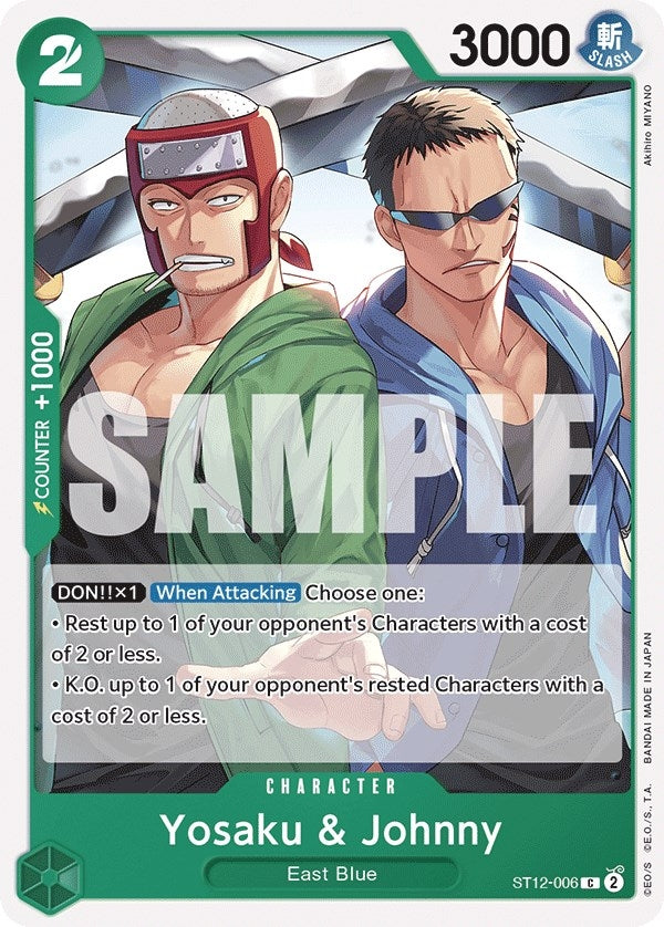 Image for Yosaku & Johnny (ST12-006) (Starter Deck 12: Zoro and Sanji) (ST-12) - One Piece Card Game
