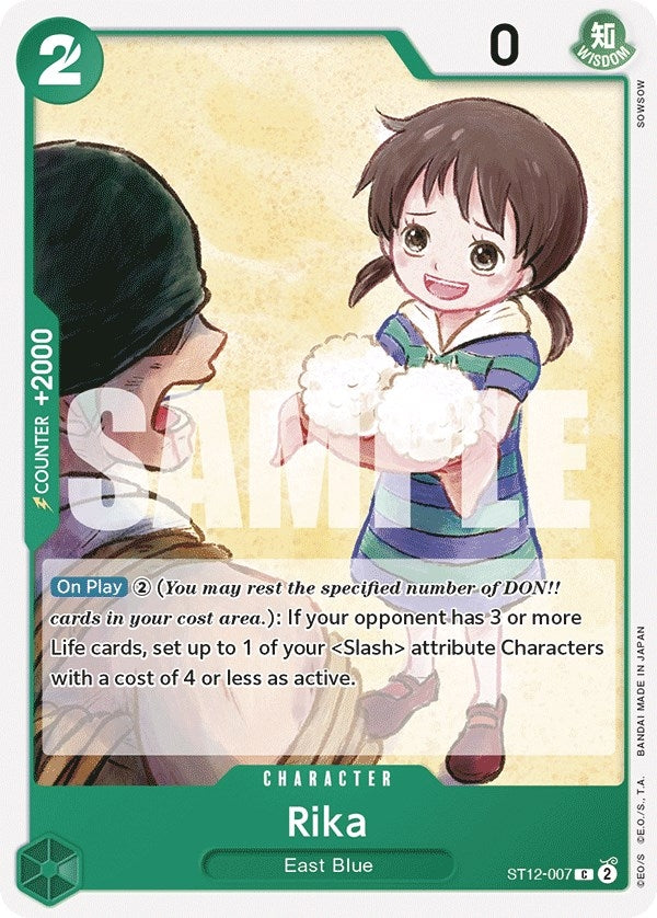 Image for Rika (ST12-007) (Starter Deck 12: Zoro and Sanji) (ST-12) - One Piece Card Game