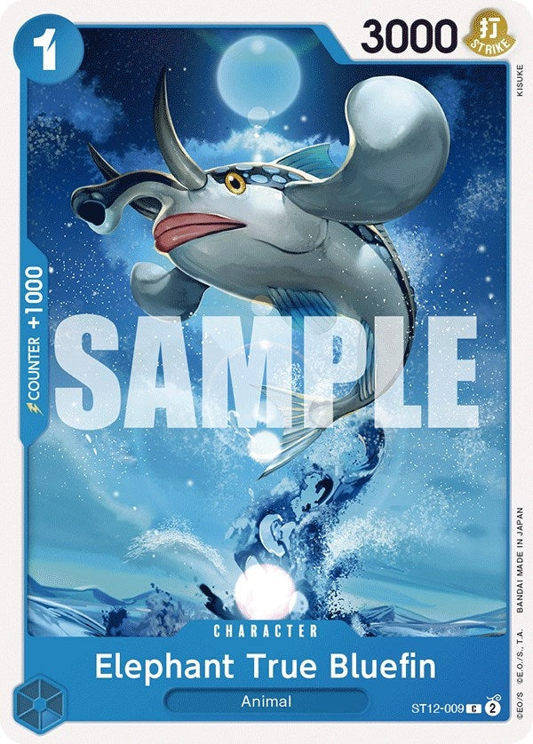 Image for Elephant True Bluefin (ST12-009) (Starter Deck 12: Zoro and Sanji) (ST-12) - One Piece Card Game