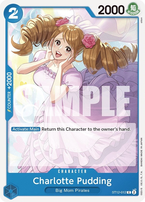 Image for Charlotte Pudding (ST12-012) (Starter Deck 12: Zoro and Sanji) (ST-12) - One Piece Card Game