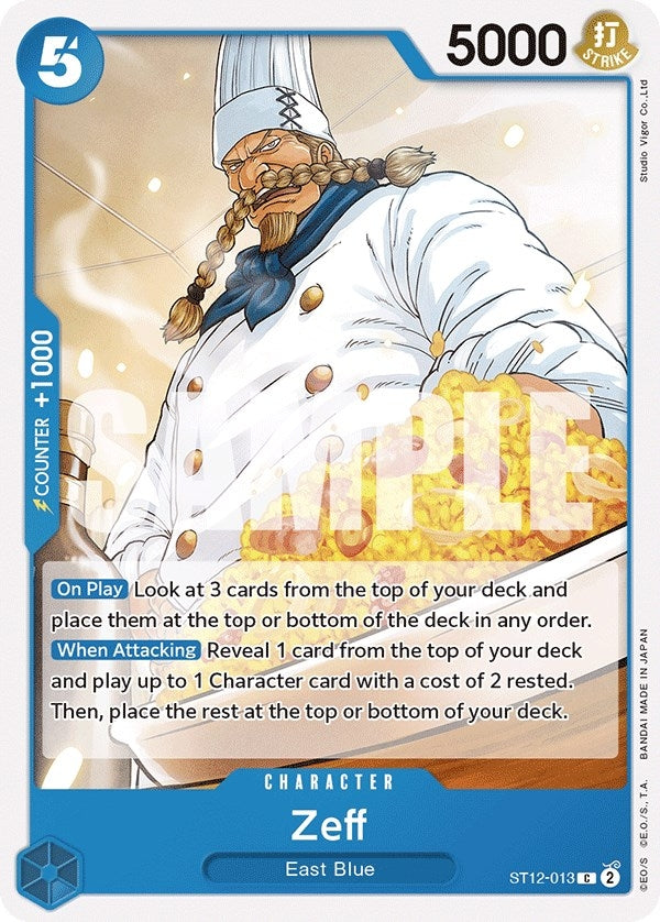 Image for Zeff (ST12-013) (Starter Deck 12: Zoro and Sanji) (ST-12) - One Piece Card Game
