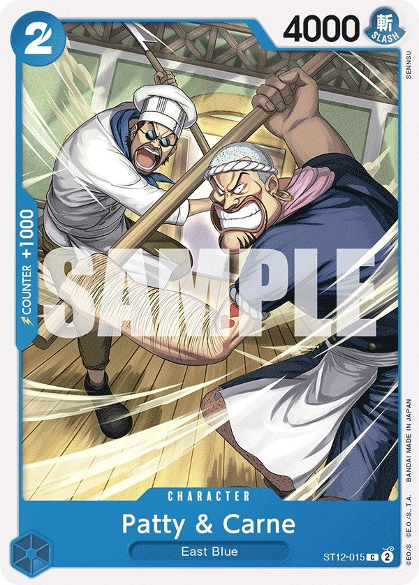 Image for Patty & Carne (ST12-015) (Starter Deck 12: Zoro and Sanji) (ST-12) - One Piece Card Game