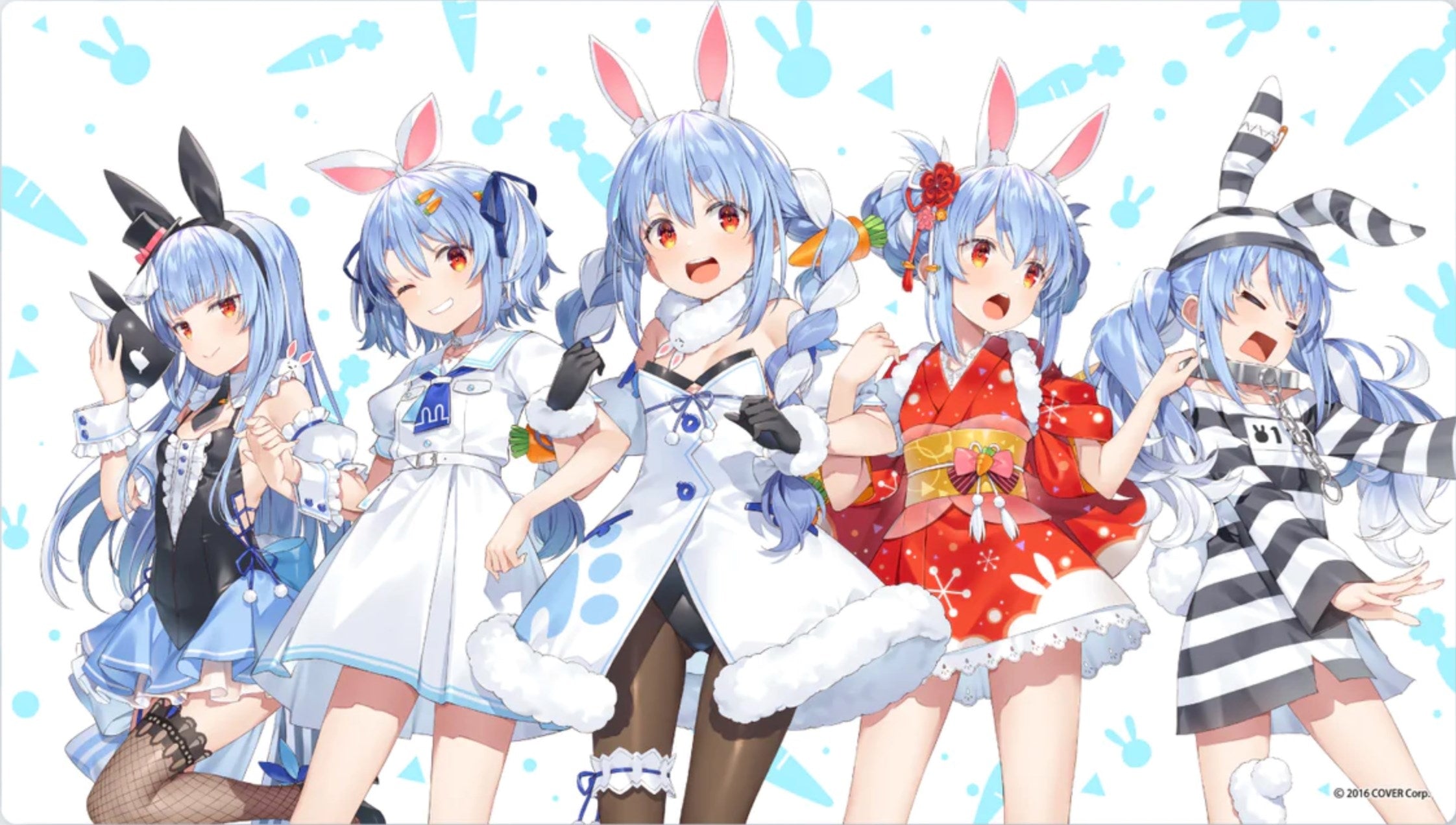 Image for Usada Pekora 4th Anniversary Celebration Rubber Mat - Playmats