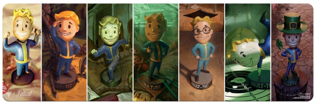 Image for Fallout S.P.E.C.I.A.L. Bobbleheads 8ft Table Playmat for Magic: The Gathering - Playmats