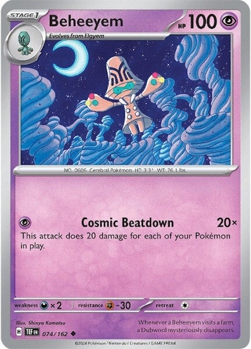 Image for Beheeyem (074/162) (SV05: Temporal Forces) - Pokemon