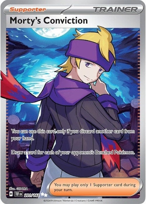 Morty's Conviction (201/162) (SV05: Temporal Forces) - PokeBox USA