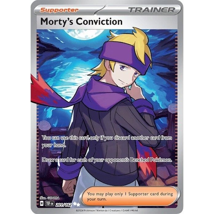 Morty's Conviction (201/162) (SV05: Temporal Forces) - PokeBox USA