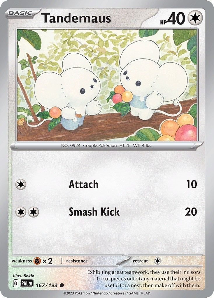 Image for Tandemaus (Cosmos Foil) (167/193) (Miscellaneous Cards & Products) (MCAP) - Pokemon