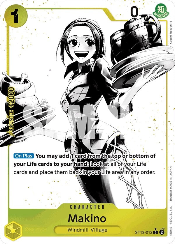 Image for Makino (Parallel) (ST13-012) (Ultra Deck: The Three Brothers) (ST-13) - One Piece Card Game