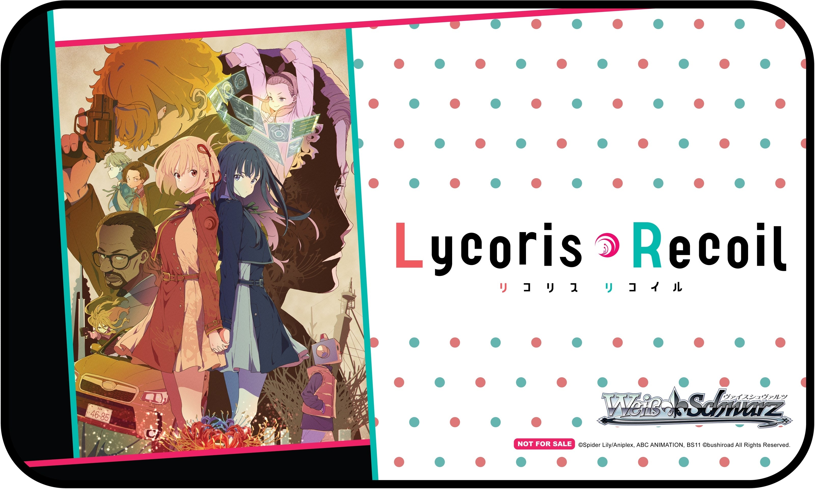 Image for Weiss Schwarz Preorder Stitched Playmat - Lycoris Recoil - Playmats
