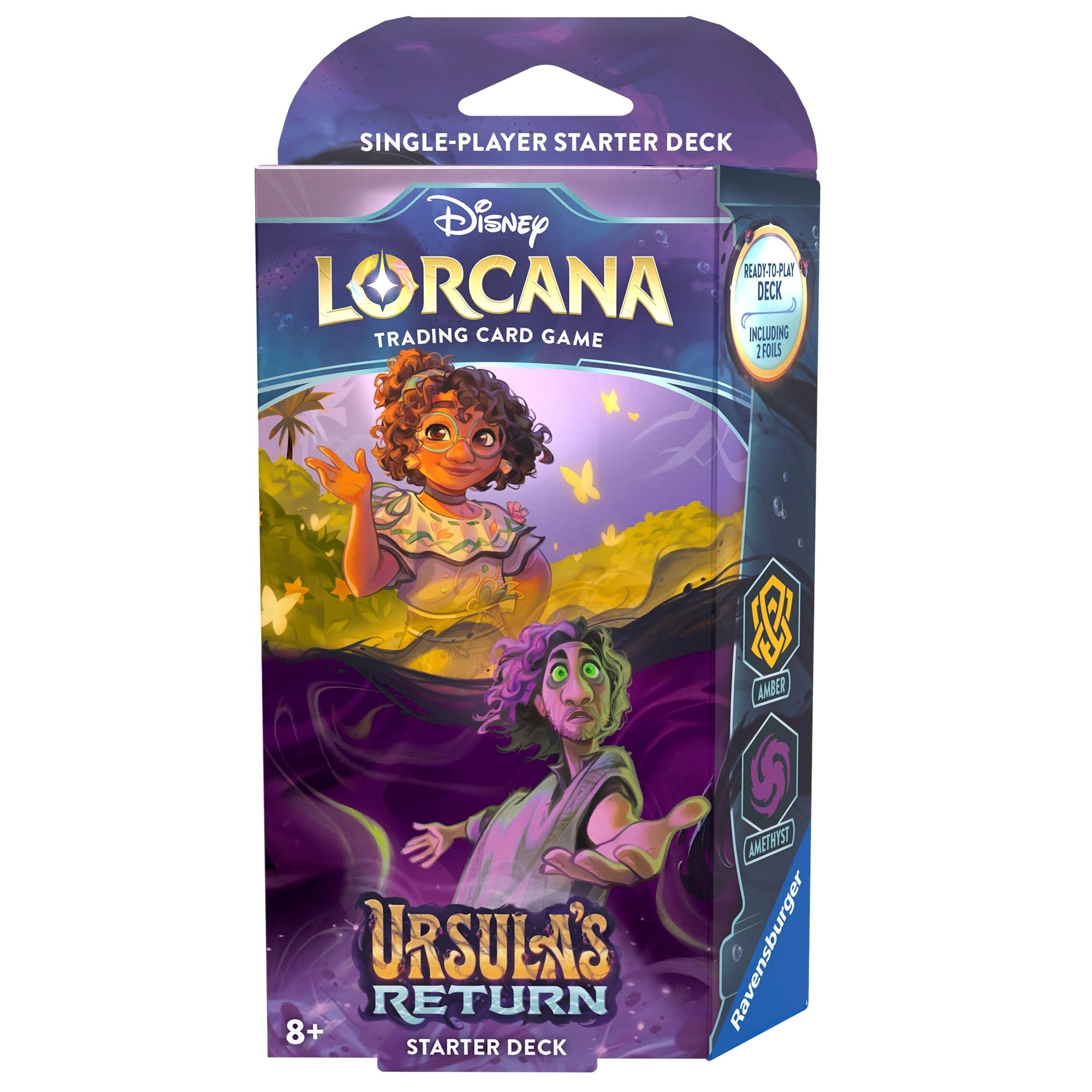 Image for Disney Lorcana: Ursula's Return Starter Deck (Amber & Amethyst) - Disney Lorcana