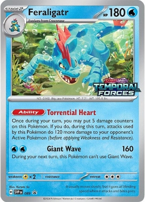 Image for Feraligatr - 089 (Prerelease) (089) (SV: Scarlet & Violet Promo Cards) (SVP) - Pokemon