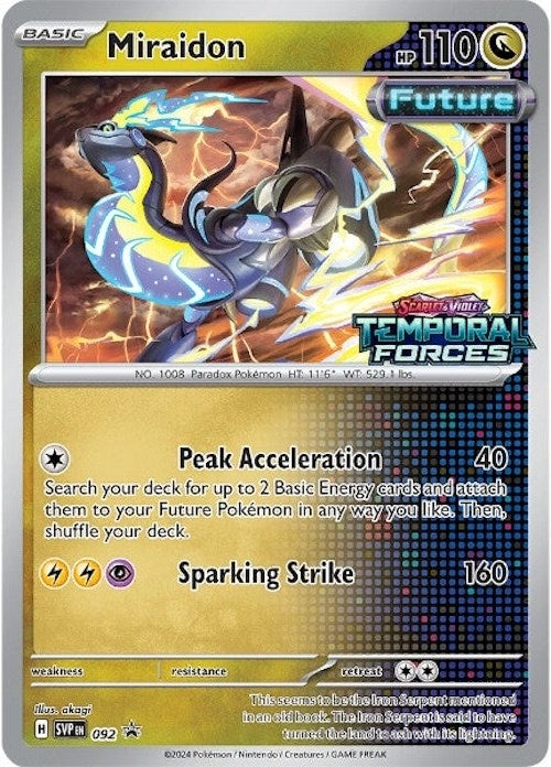 Image for Miraidon - 092 (Prerelease) (092) (SV: Scarlet & Violet Promo Cards) (SVP) - Pokemon