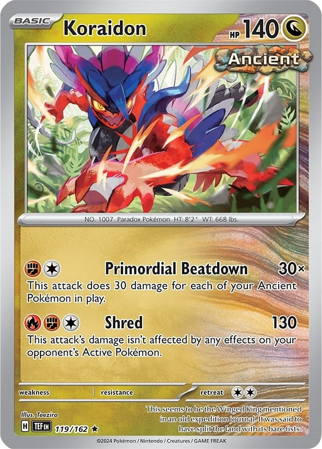 Image for Koraidon (119/162) (Deck Exclusives) (PR) - Pokemon