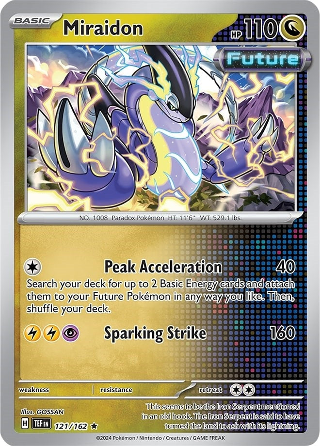 Image for Miraidon (121/162) (Deck Exclusives) (PR) - Pokemon