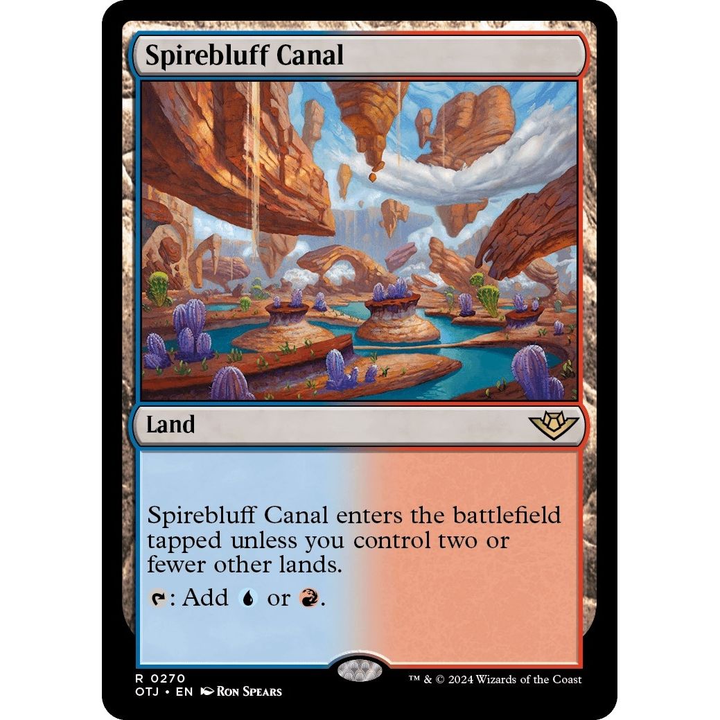 Spirebluff Canal (270) (Outlaws of Thunder Junction) - PokeBox USA
