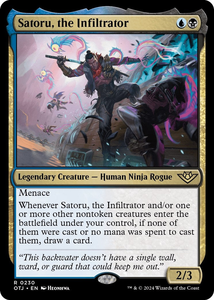 Satoru, the Infiltrator (230) (Outlaws of Thunder Junction)