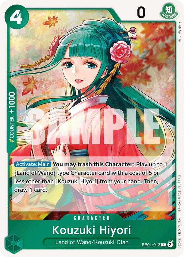 Image for Kouzuki Hiyori (EB01-013) (Extra Booster: Memorial Collection) (EB-01) - One Piece Card Game