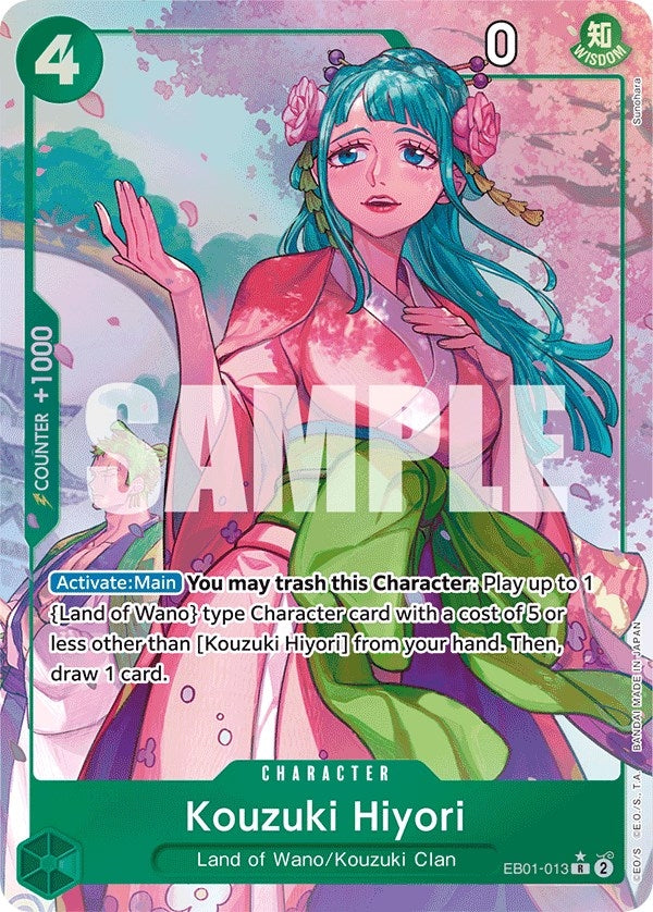 Image for Kouzuki Hiyori (Alternate Art) (EB01-013) (Extra Booster: Memorial Collection) (EB-01) - One Piece Card Game