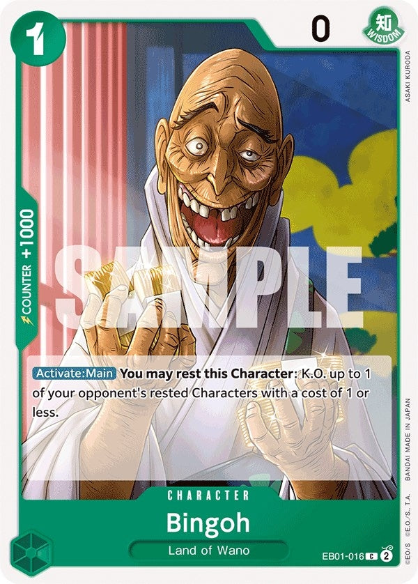 Image for Bingoh (EB01-016) (Extra Booster: Memorial Collection) (EB-01) - One Piece Card Game