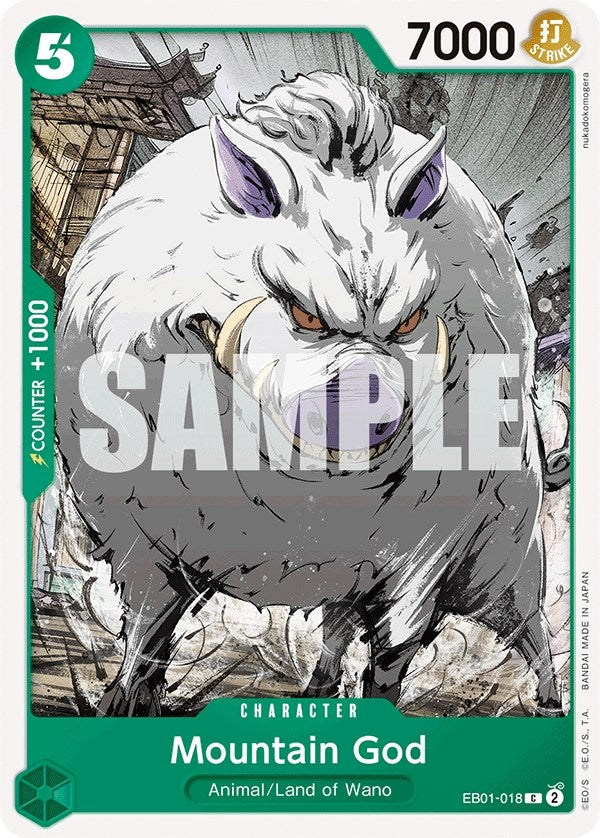 Image for Mountain God (EB01-018) (Extra Booster: Memorial Collection) (EB-01) - One Piece Card Game